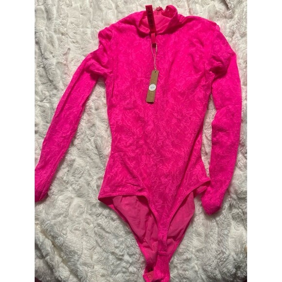 Skims stretch lace long sleeve Bodysuit - Picture 6 of 6